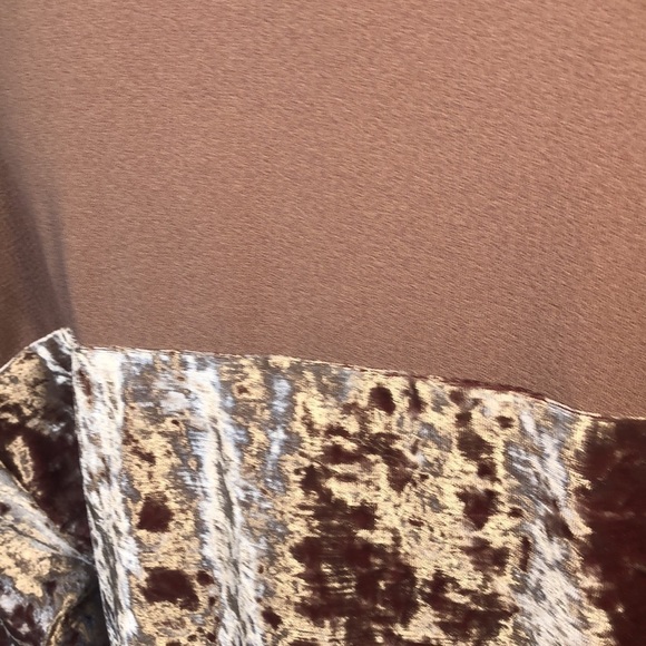 ZARA NWOT Cropped Dusty Mauve Crushed Velvet Kimono Jacket Size S-M - Picture 9 of 11